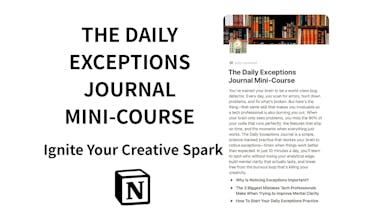 Daily Exceptions Journal gallery image
