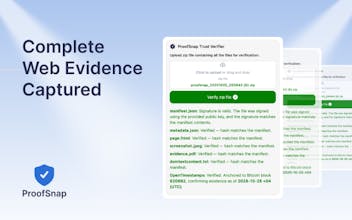 ProofSnap - Digital Evidence gallery image