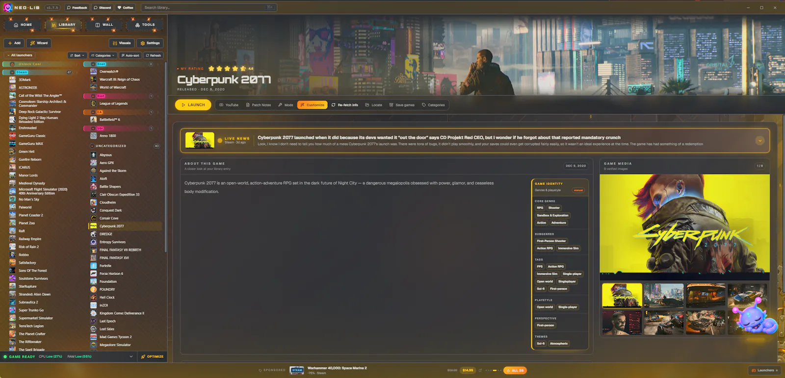 Neo-Lib screenshot 2