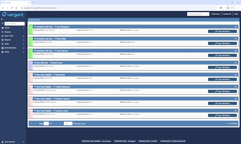 Vergent LMS screenshot 5