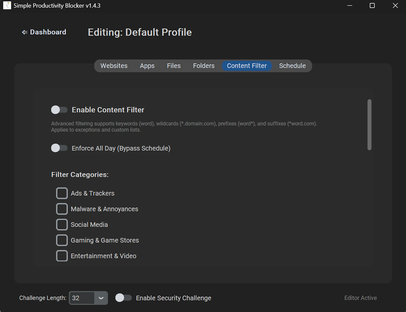 Simple Productivity Blocker screenshot 3