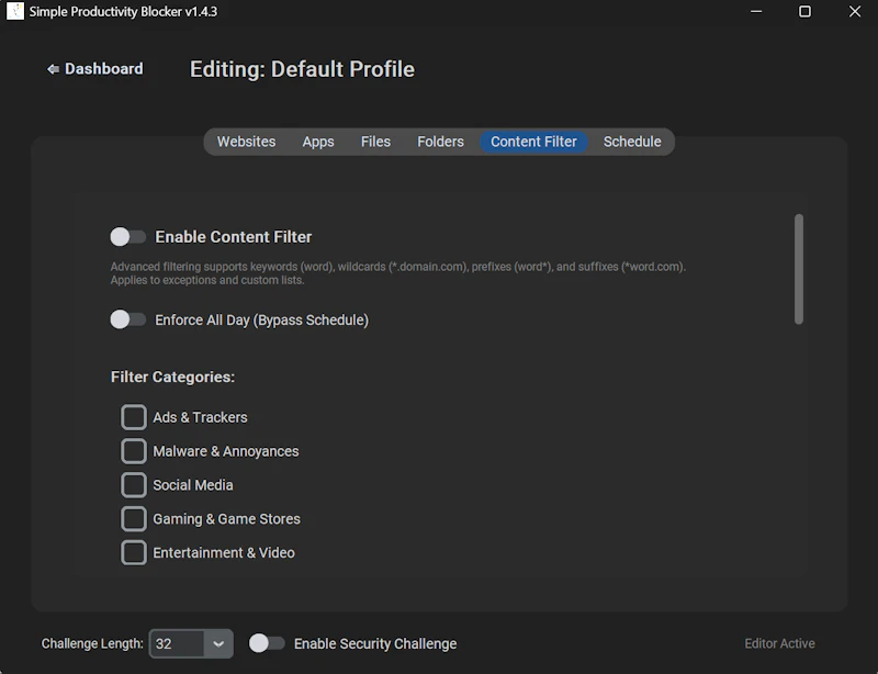 Simple Productivity Blocker screenshot 3