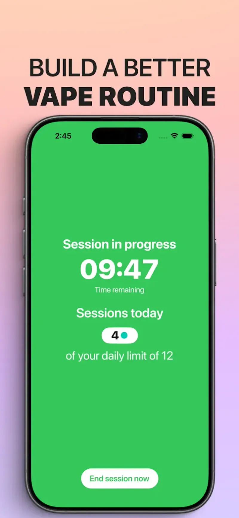 Quit Vaping Gradually screenshot 1