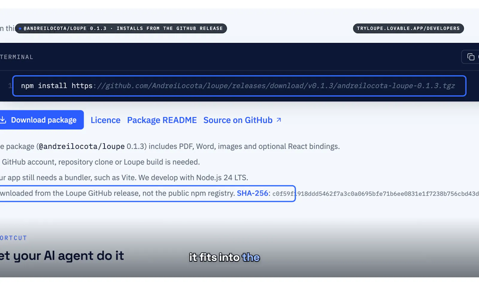 Loupe screenshot 3