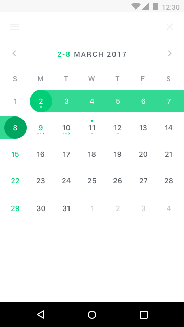 CosmoCalendar gallery image