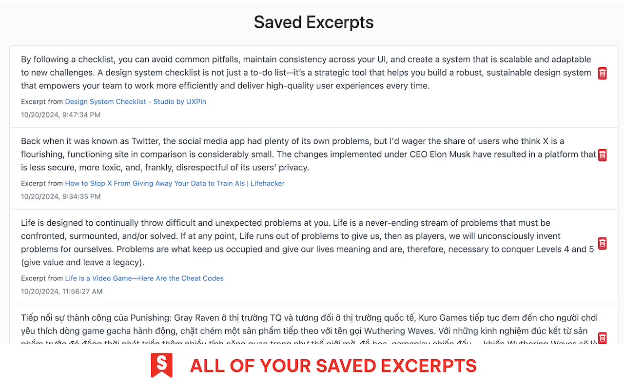 Excerpt Saver media 3
