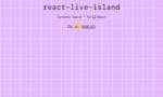 React Live Island image
