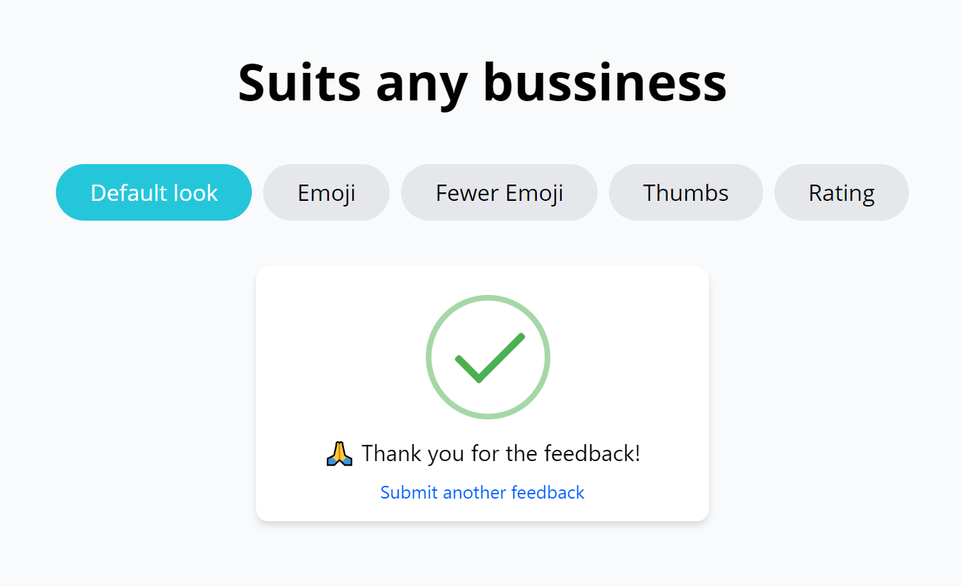 Feedback OK gallery image