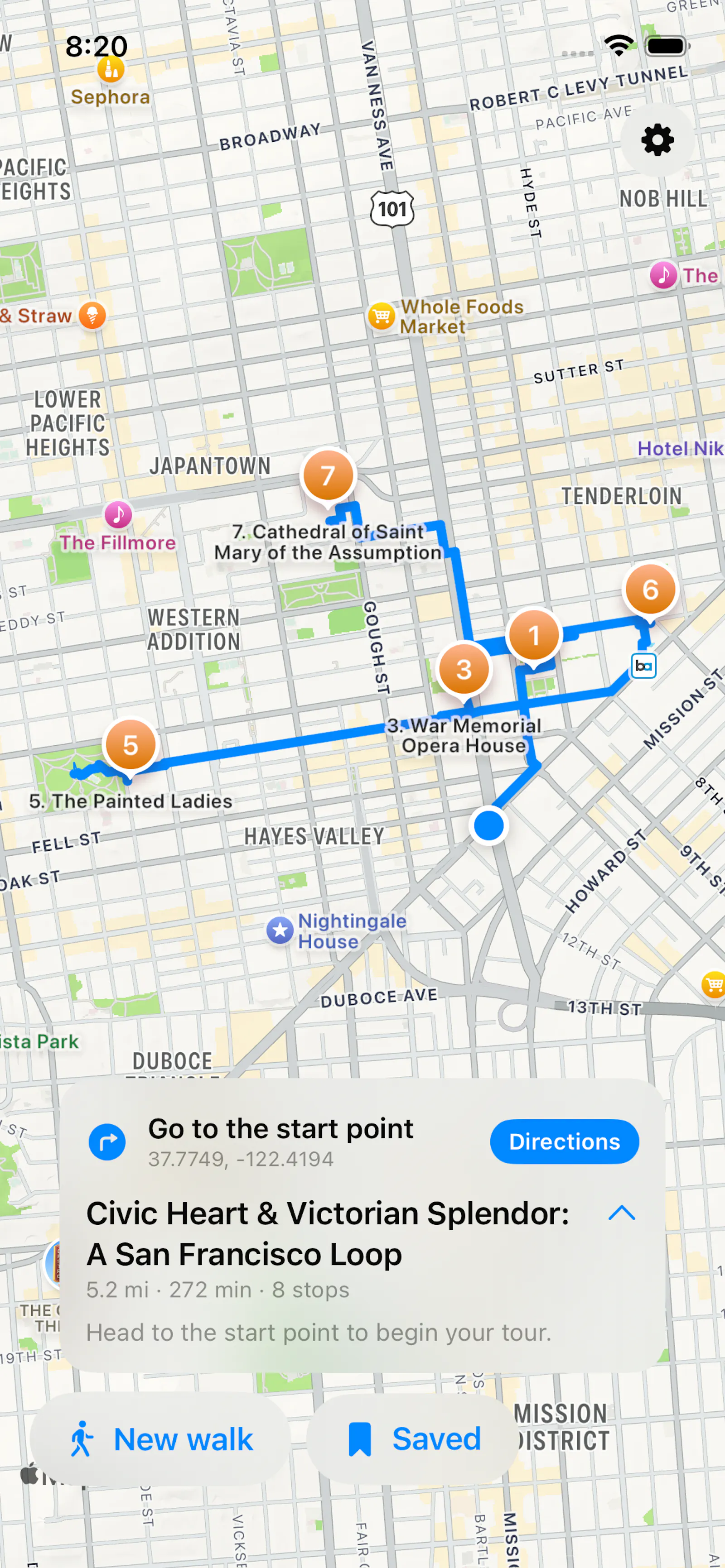 Mosey Tour Builder screenshot 3