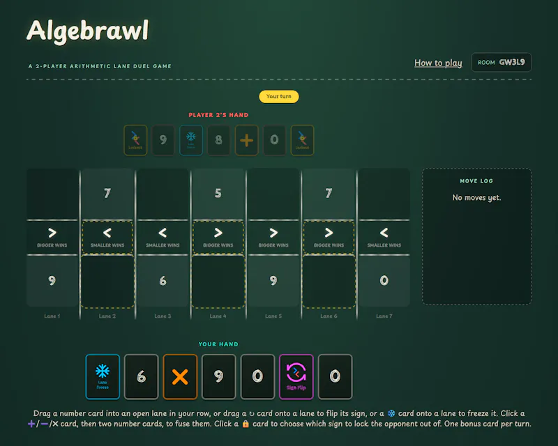 Algebrawl - An arithmetic battle of wits screenshot 1