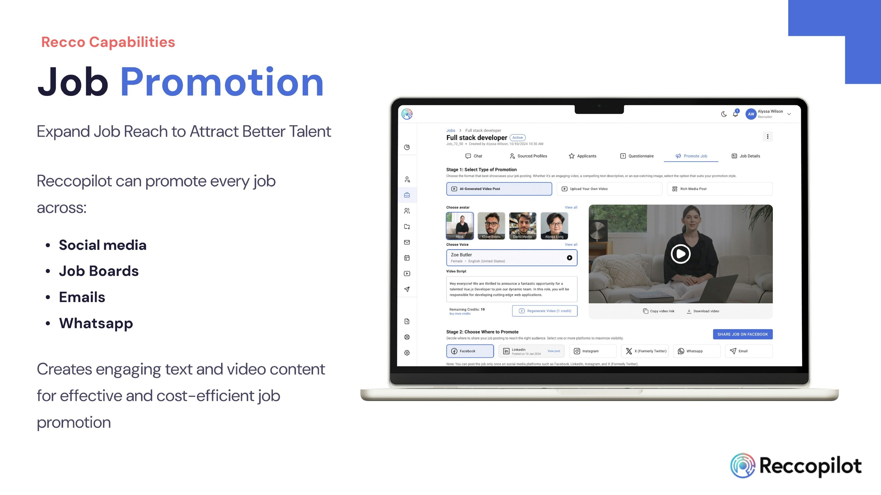 Reccopilot - Your 'Opening-to-Hire' AI Recruiter Agent  미디어 12