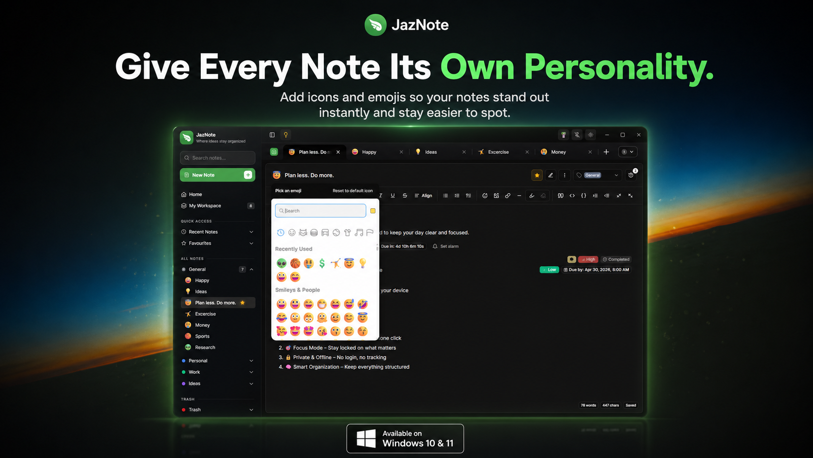 JazNote gallery image
