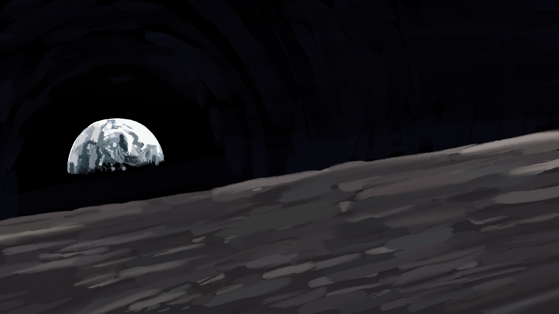 Hand Painted Zoom Backgrounds for Biden gallery image