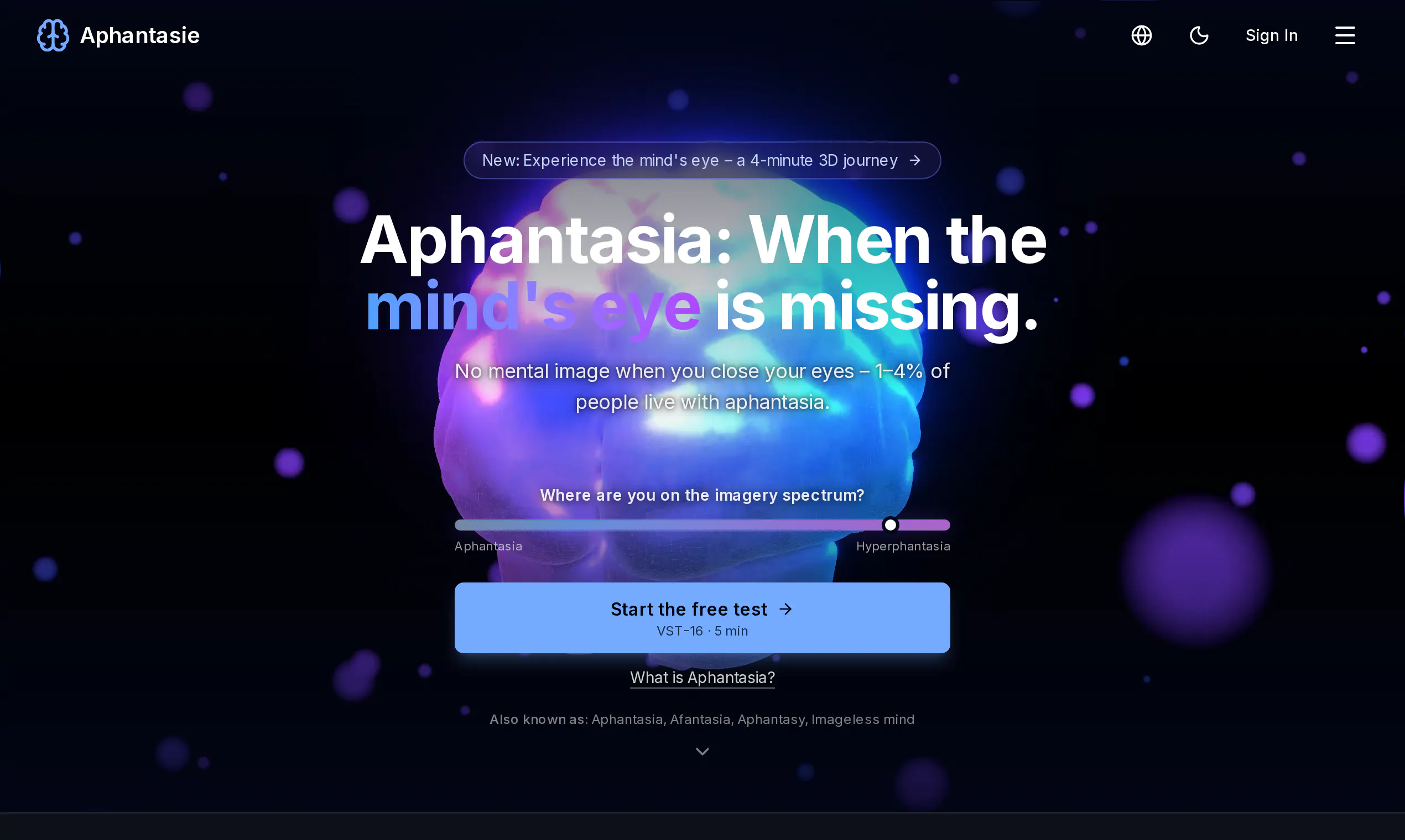 Aphantasia gallery image