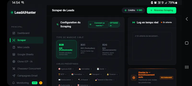 Laead AI Hunter screenshot 2