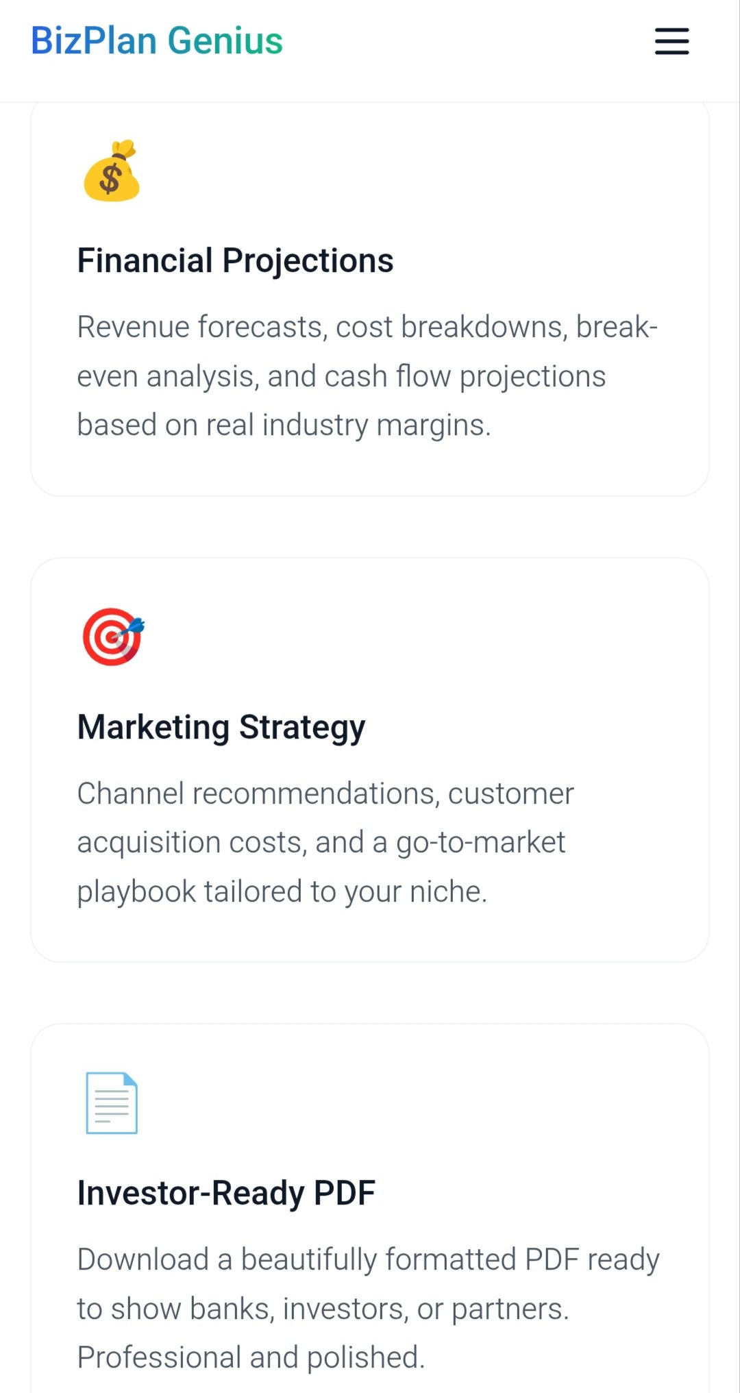 BizPlan Genius gallery image