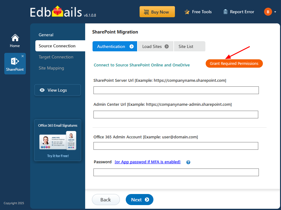 Edbmails SharePoint Migration Tool - Быстрый и надежный инструмент миграции SharePoint Online медиа 2