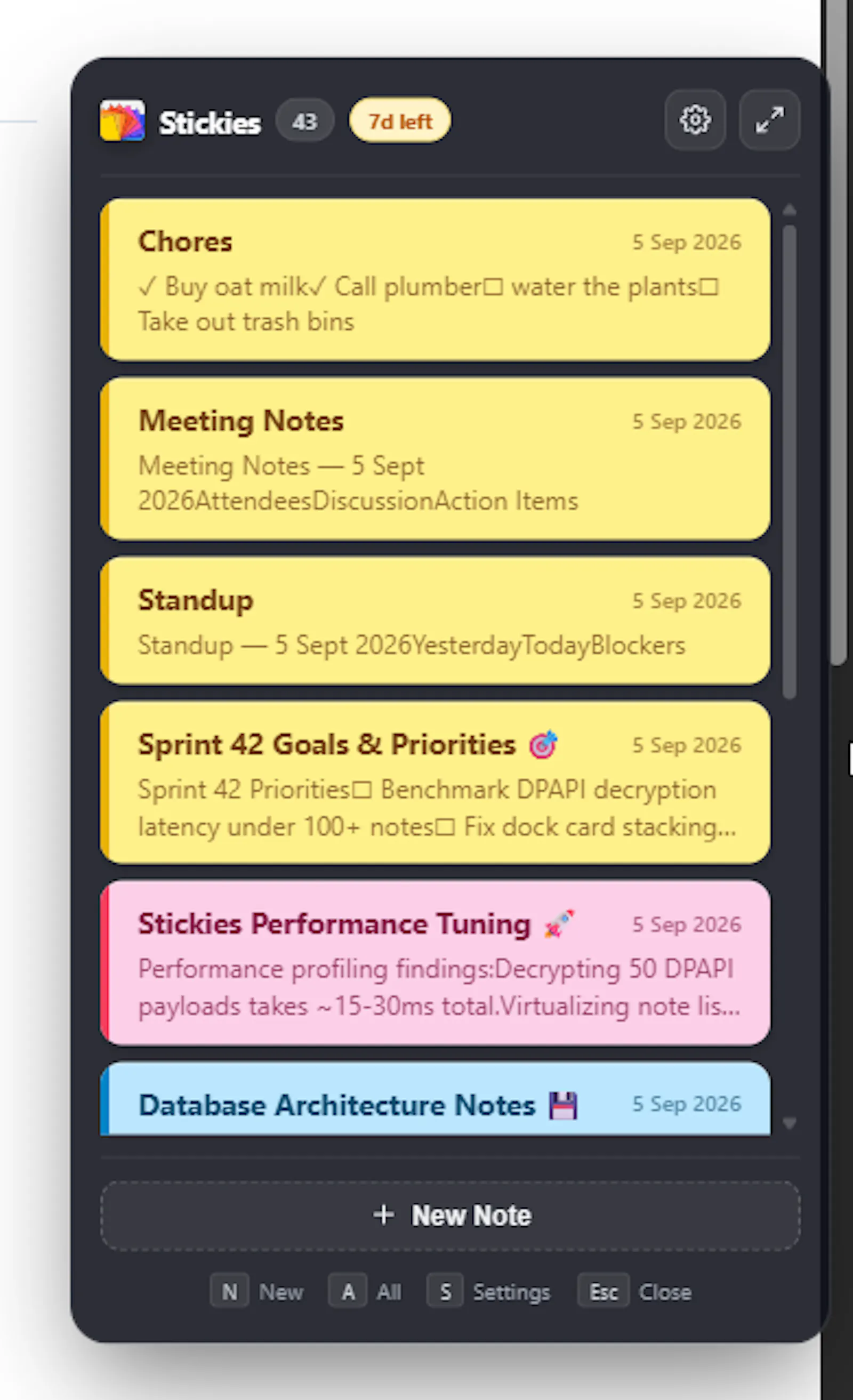 Stickies.lol screenshot 1