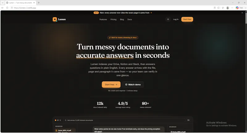 Lumen v2 screenshot 5