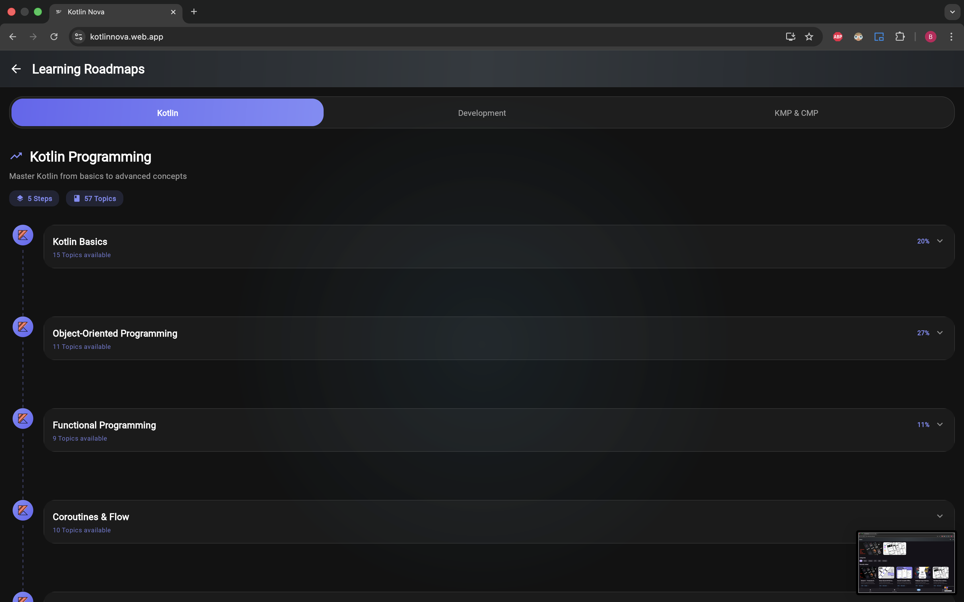 Kotlin Nova - Screenshot 3 showing product features and functionality