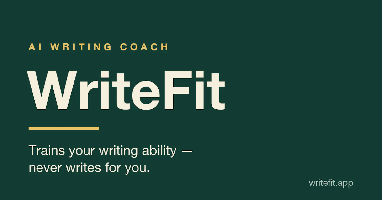 WriteFit screenshot 1