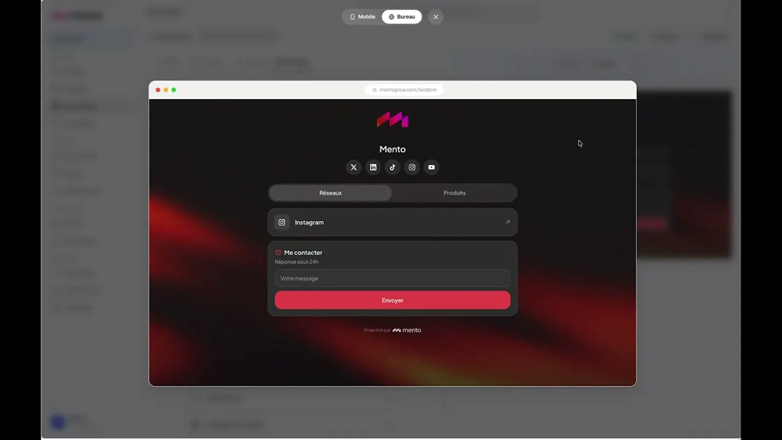 Mento screenshot 1 (video preview)
