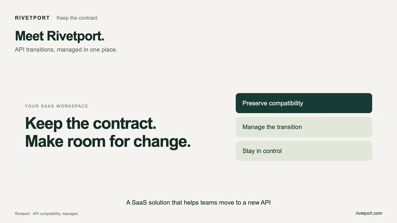 Rivetport screenshot 3