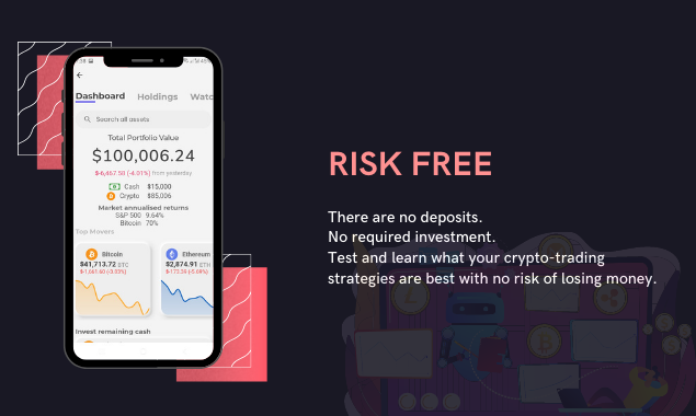 Practice mode Crypto trading gallery image