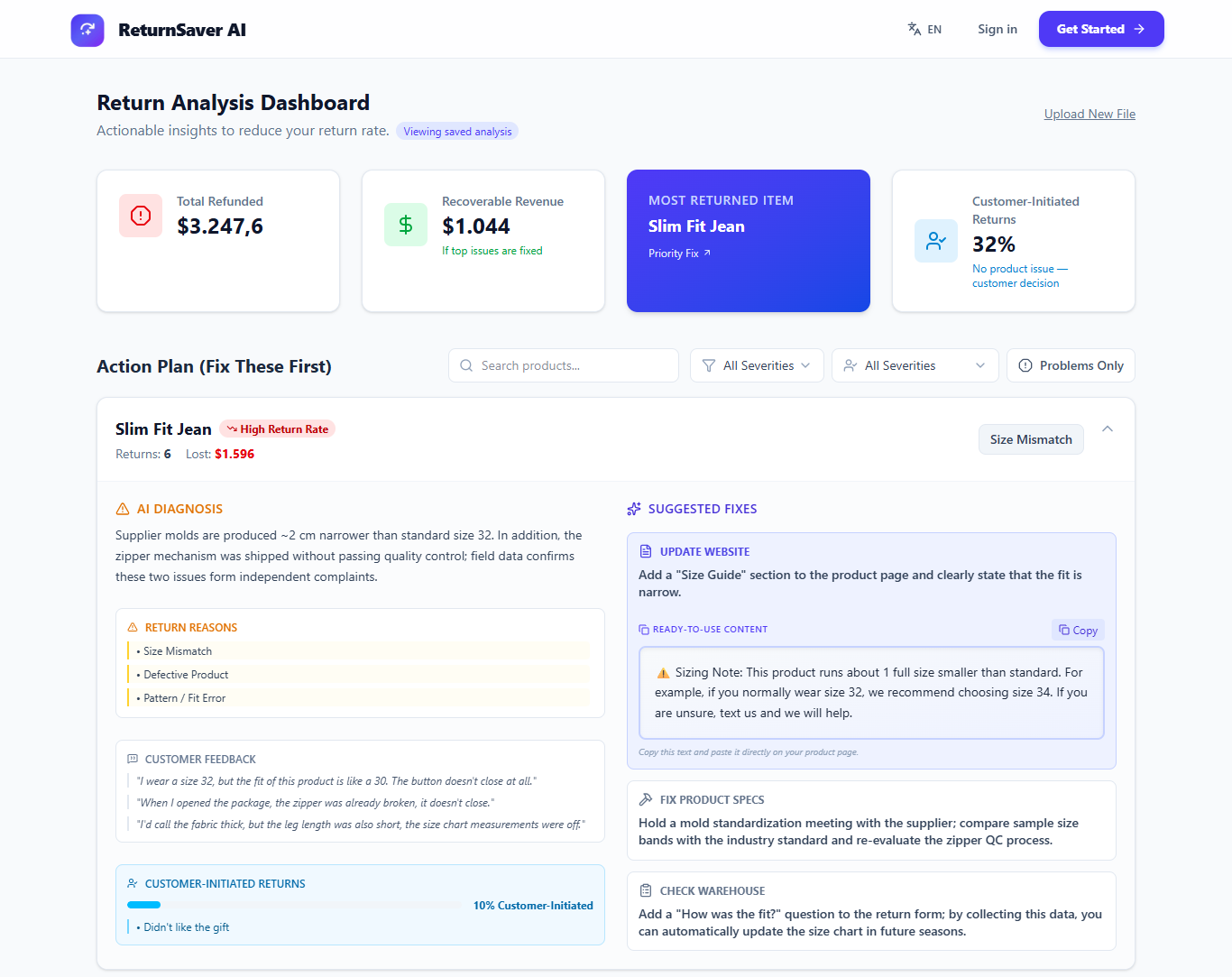 ReturnSaver AI gallery image