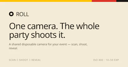 ROLL - Disposable Event Camera gallery image