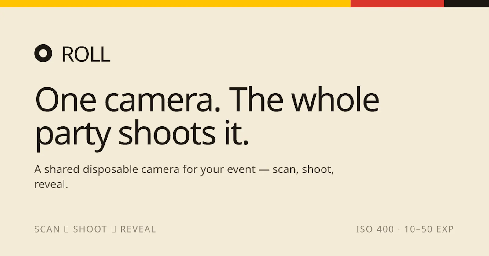 ROLL - Disposable Event Camera screenshot 1
