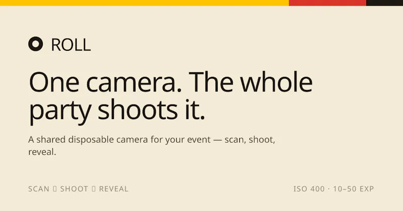 ROLL - Disposable Event Camera screenshot 1