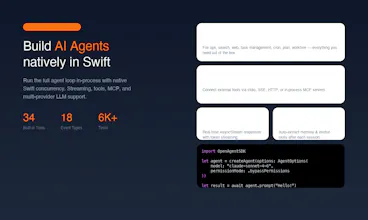 OpenAgent SDK for Swift gallery image