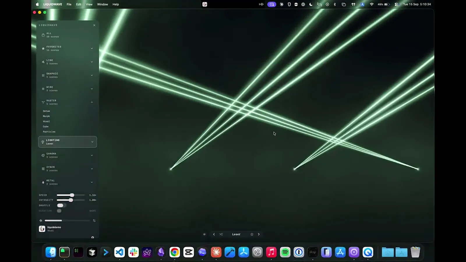 LIQUIDWAVE screenshot 1 (video preview)
