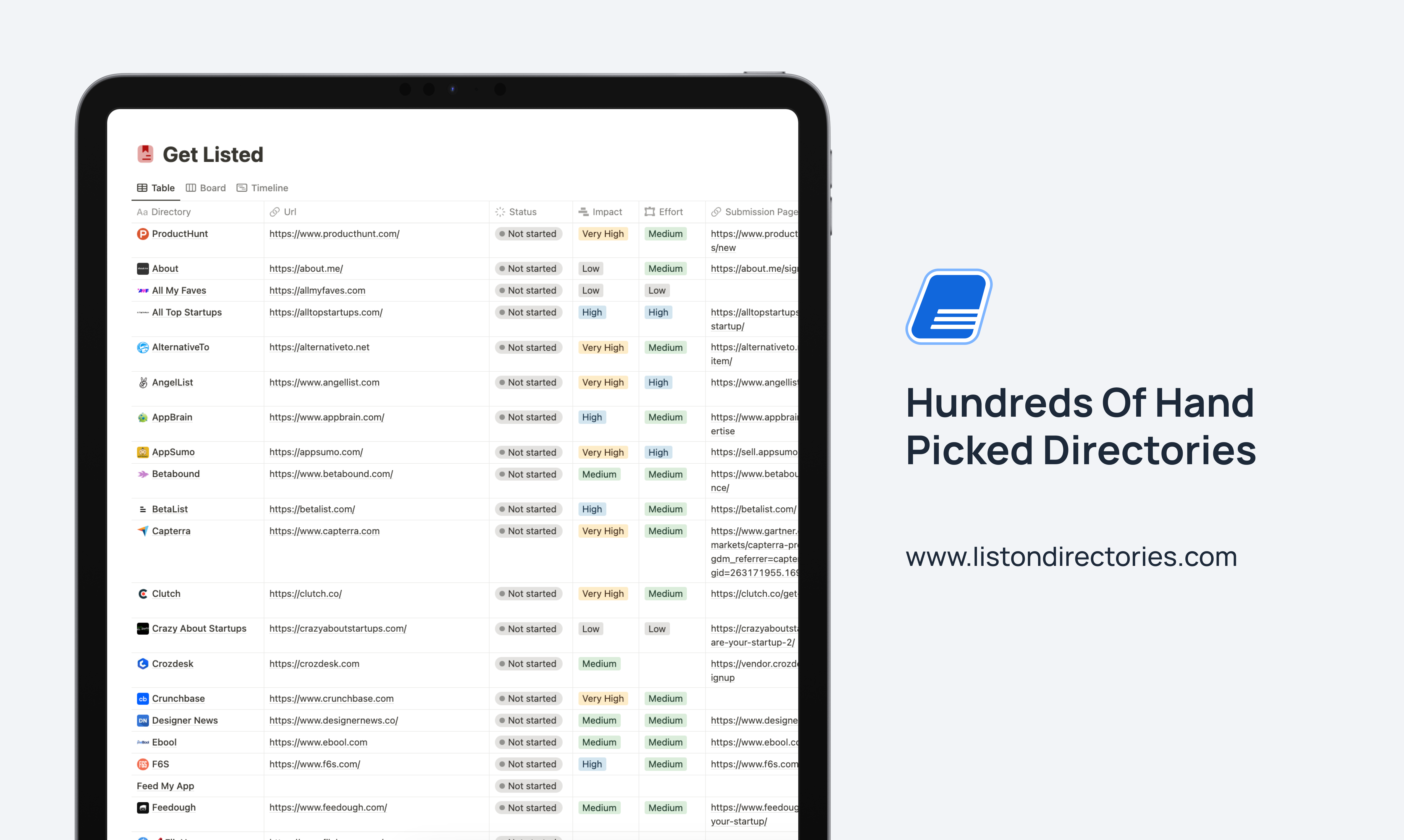 Mídia 1 de Lista em diretórios
