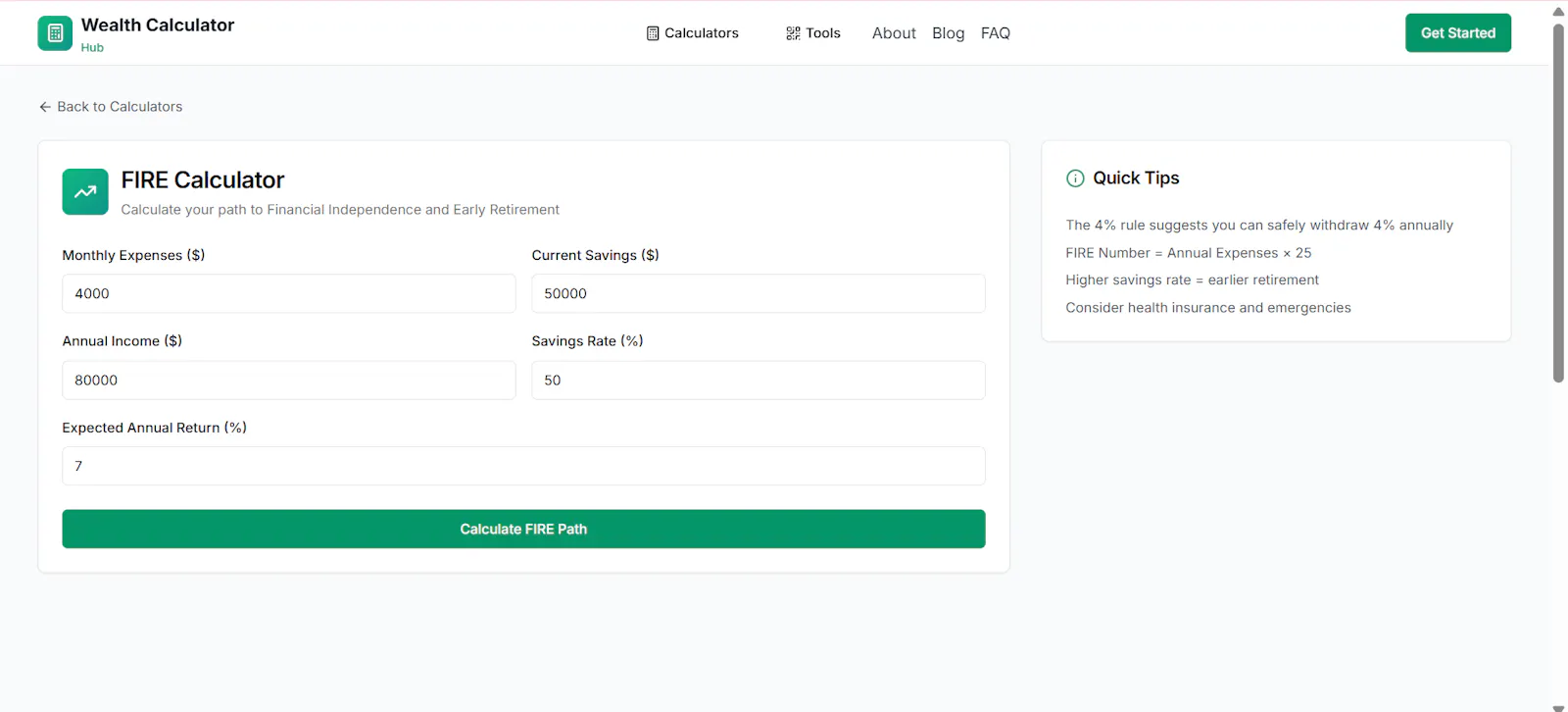 Wealth Calculator Hub screenshot 8