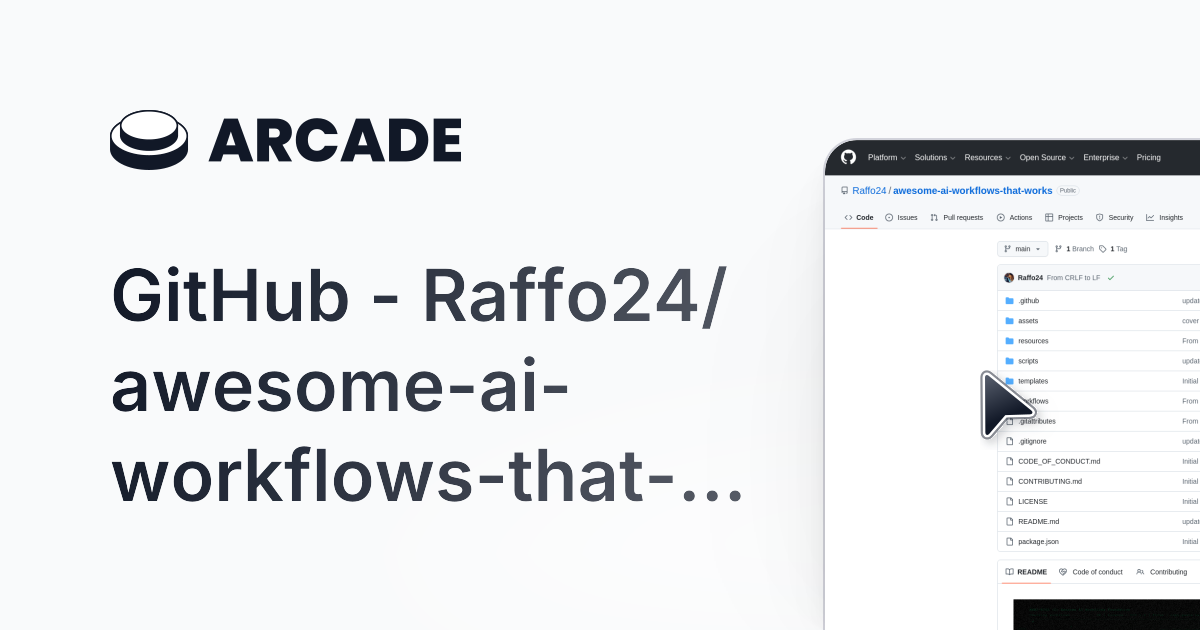 Awesome AI workflows that just work gallery image