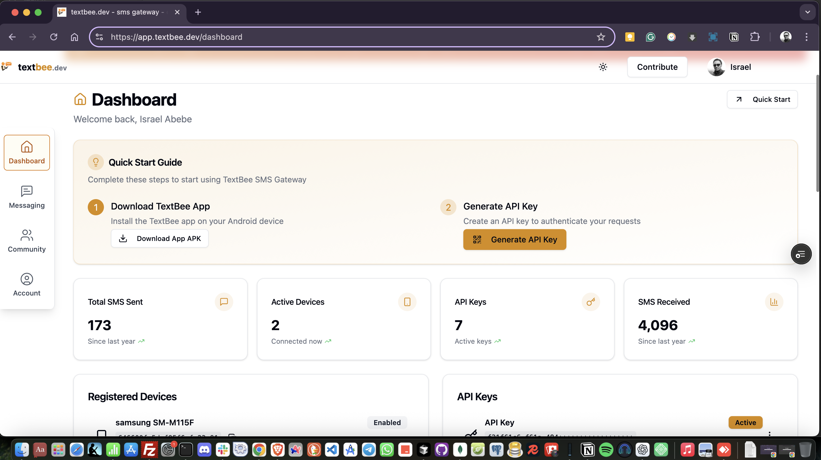 Media TextBee.dev Messaging v2.6 - alternatif Twillio sumber terbuka 4