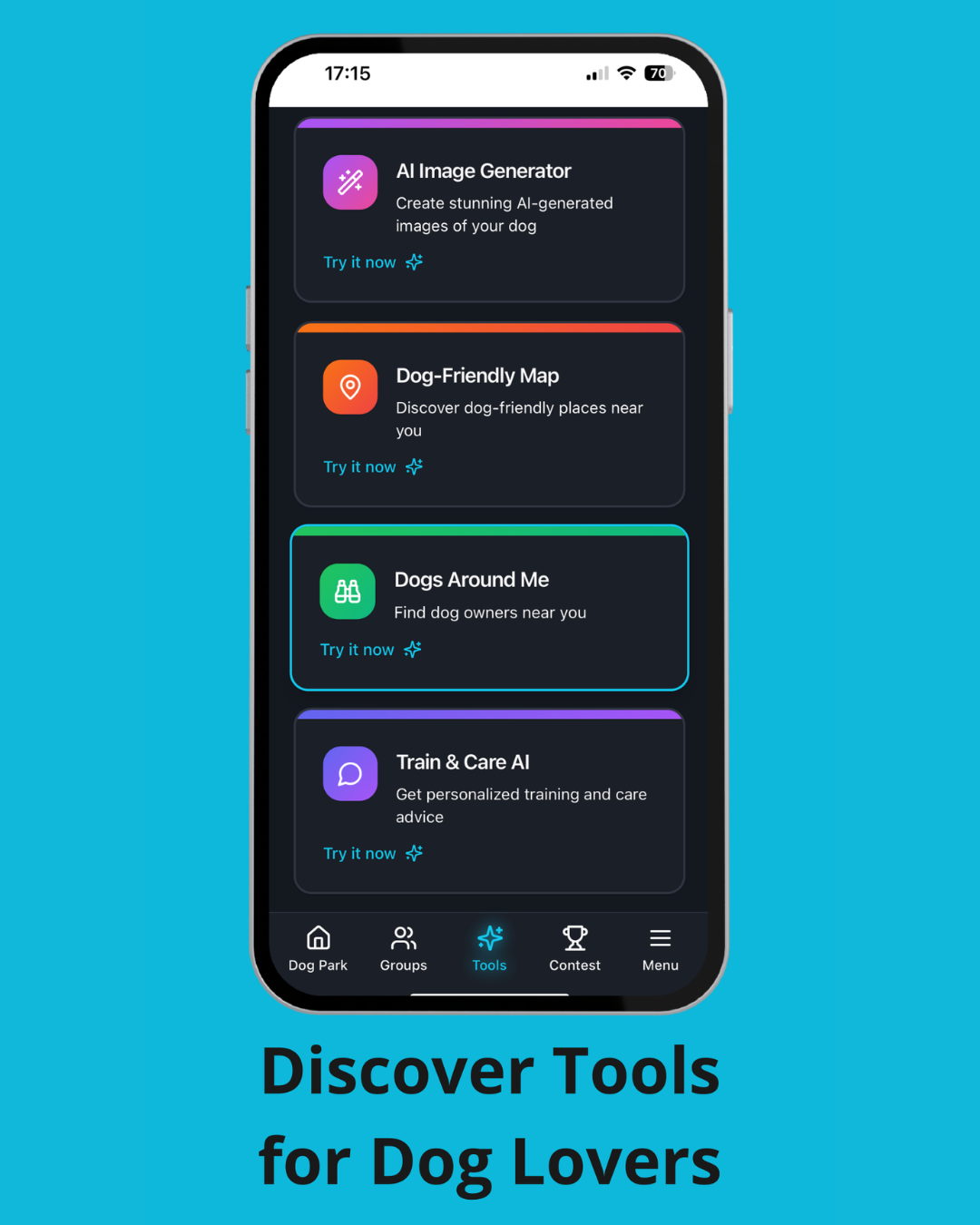 Only Dogs - Screenshot 3 showing product features and functionality