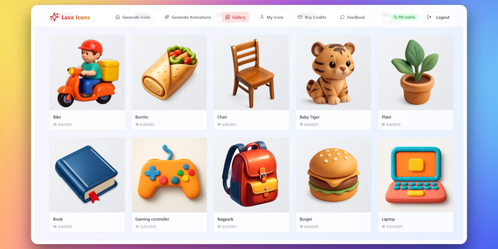Lava Icons