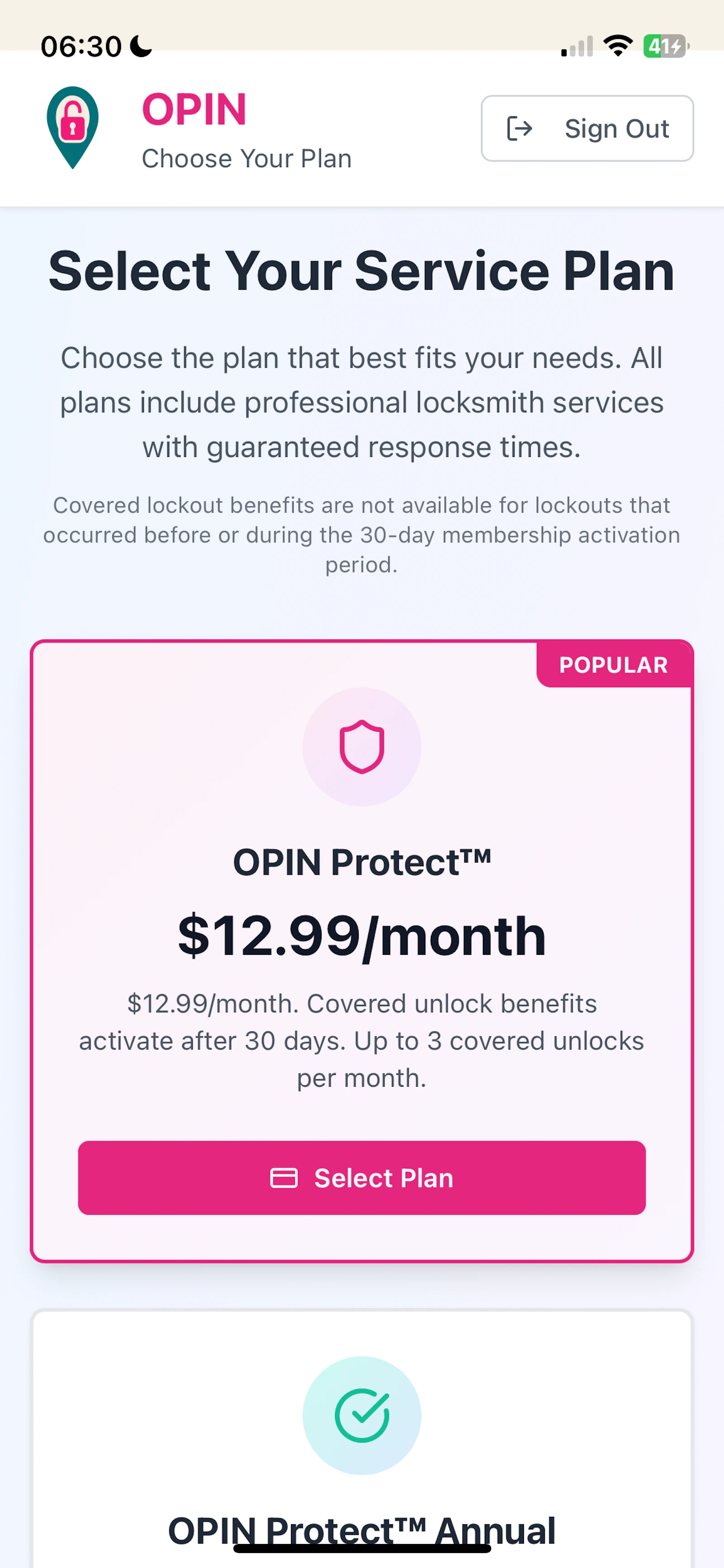 OPIN Unlock screenshot 3