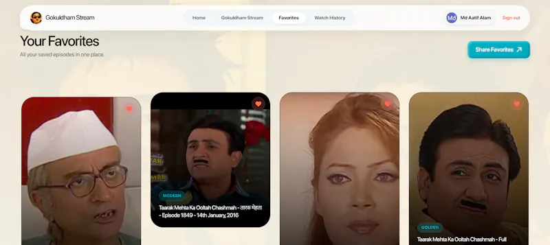 TMKOC Unseen Episode Player screenshot 4