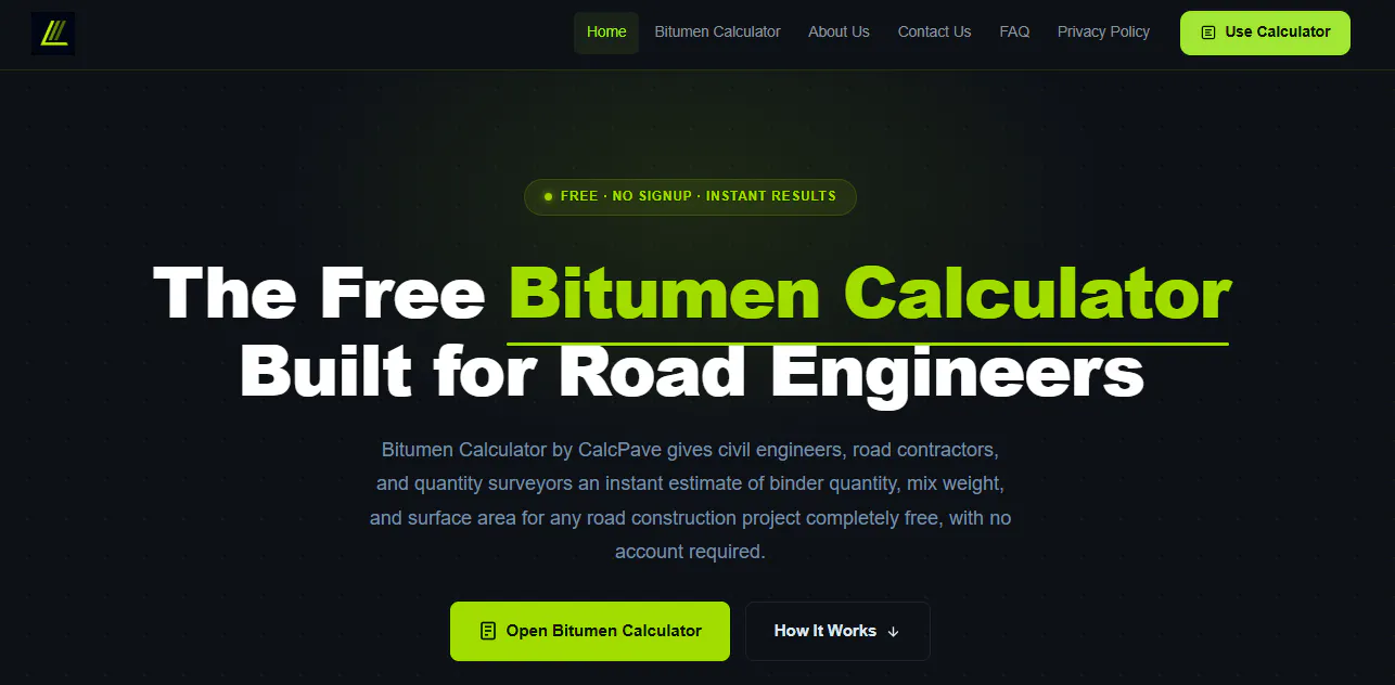 Bitumen Calculator gallery image