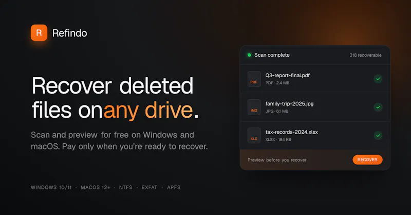 Refindo screenshot 1