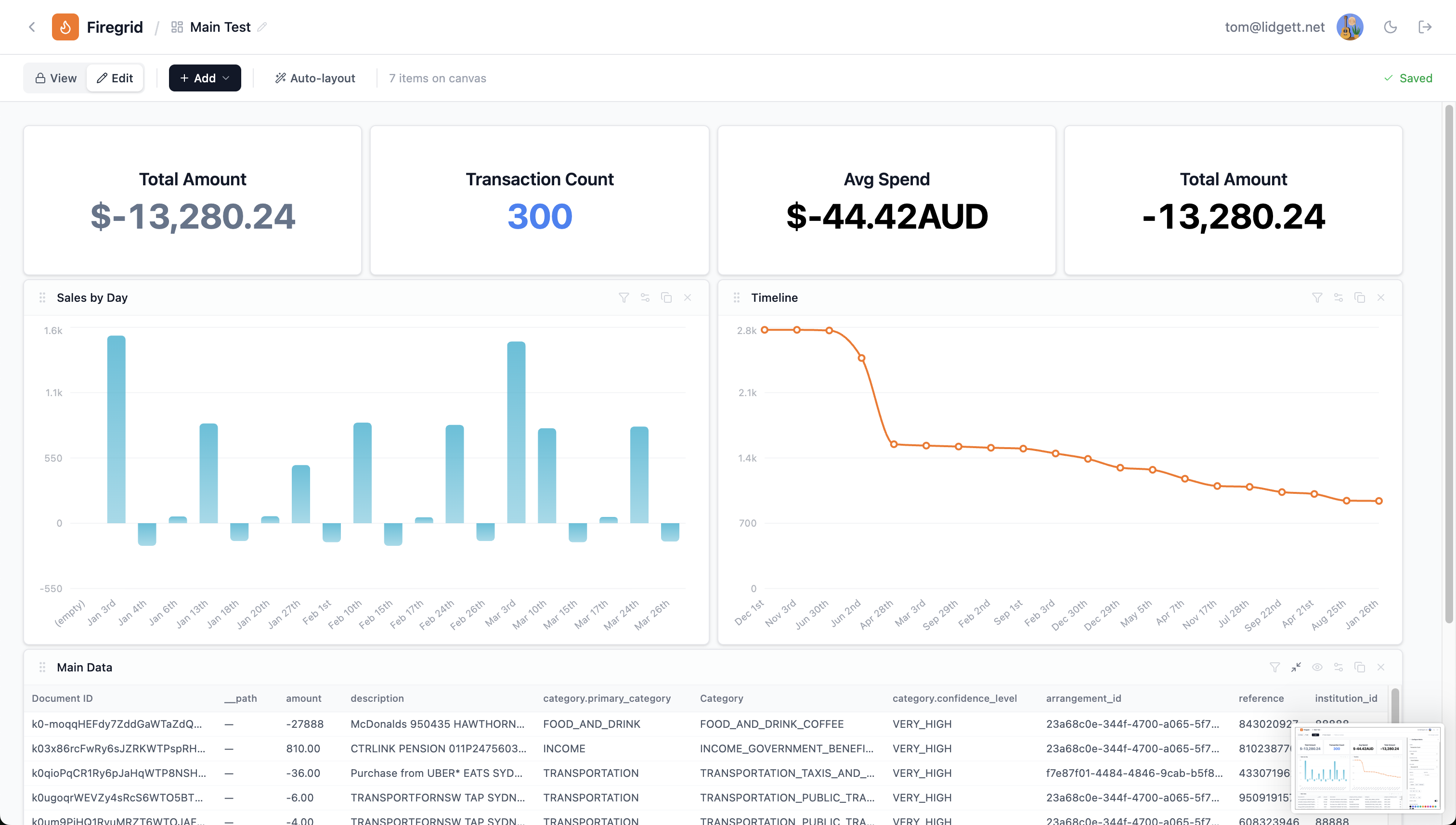 Firegrid - Firestore Table Builder - Screenshot 5 showing product features and functionality