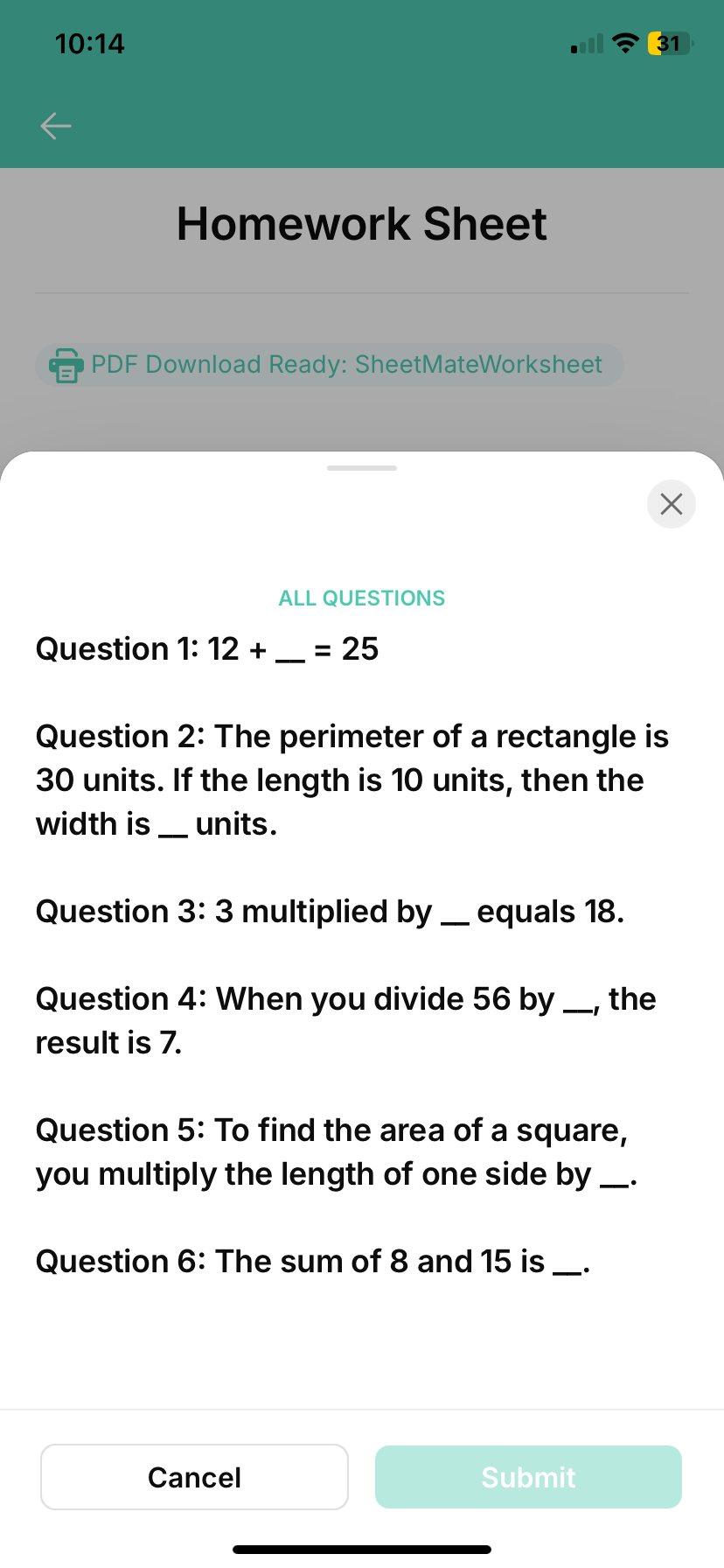 SheetMate - Screenshot 2 showing product features and functionality