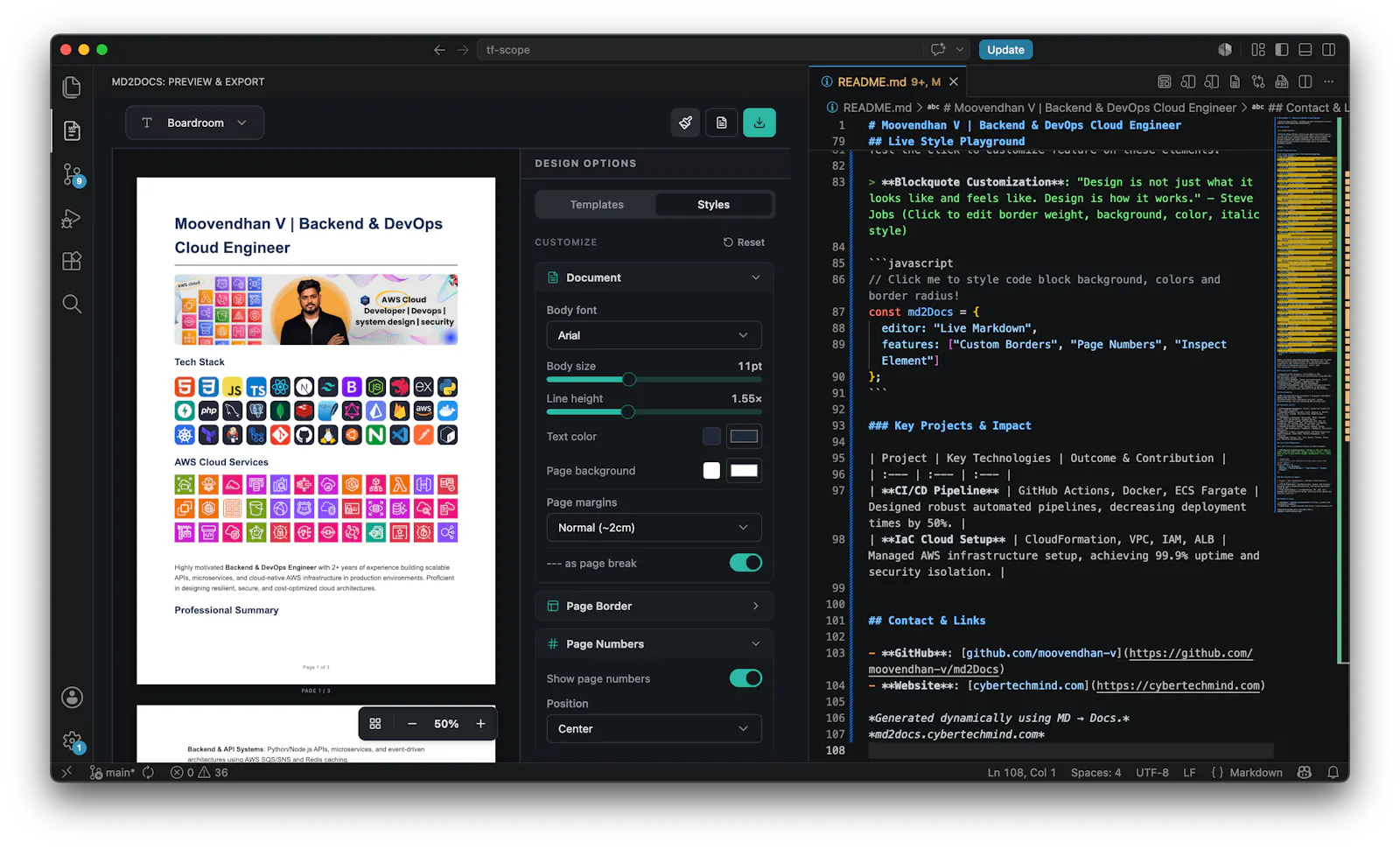 MD 2 Docs screenshot 3