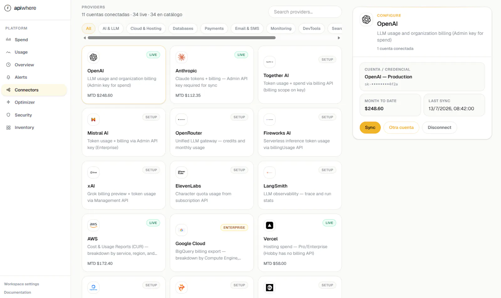 APIWhere screenshot 3