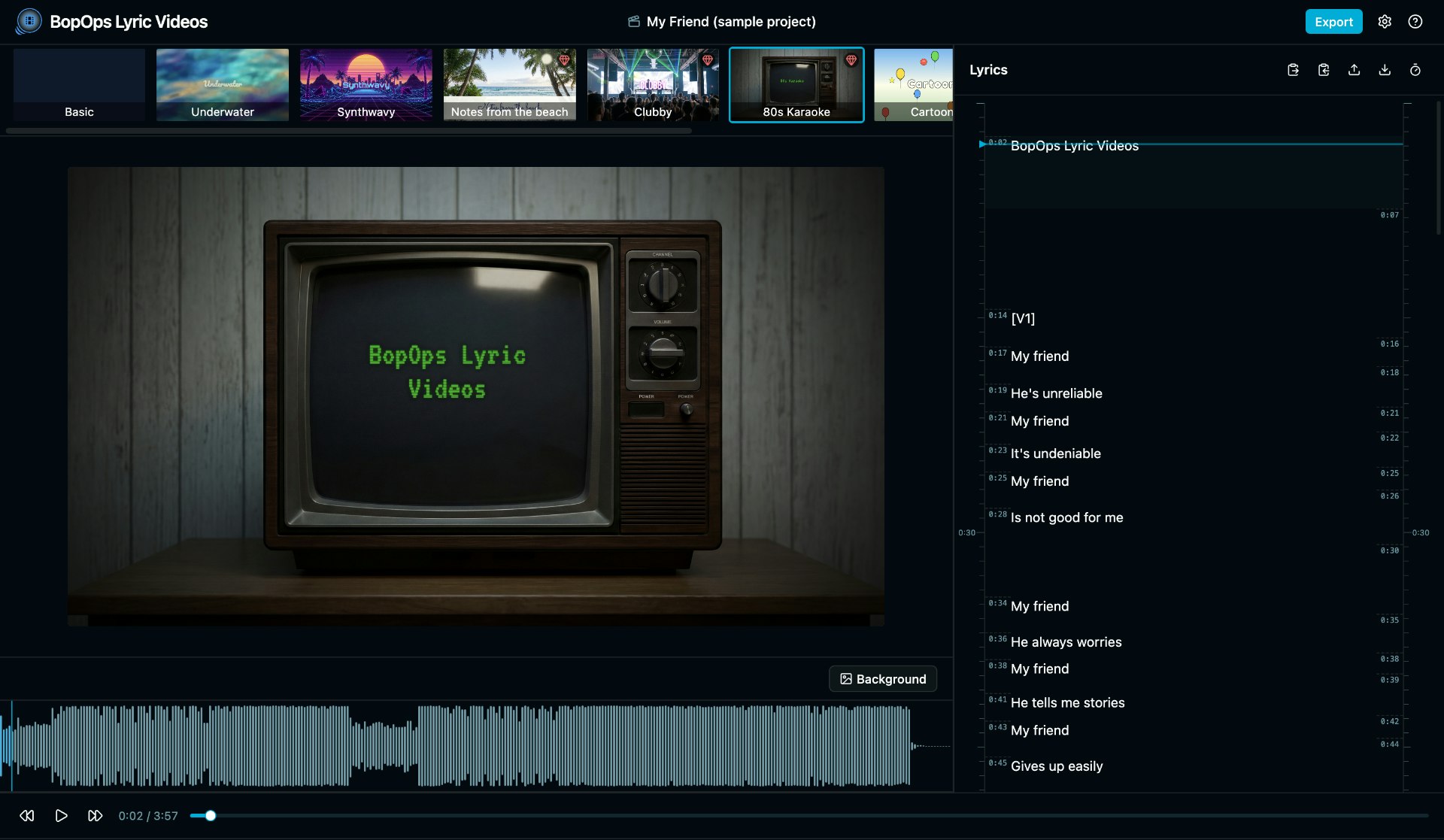 BopOps Lyric Videos gallery image