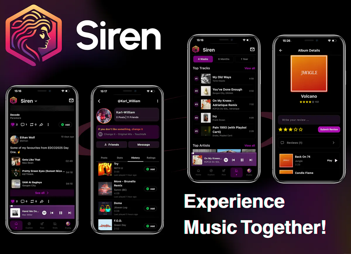 Siren Music App